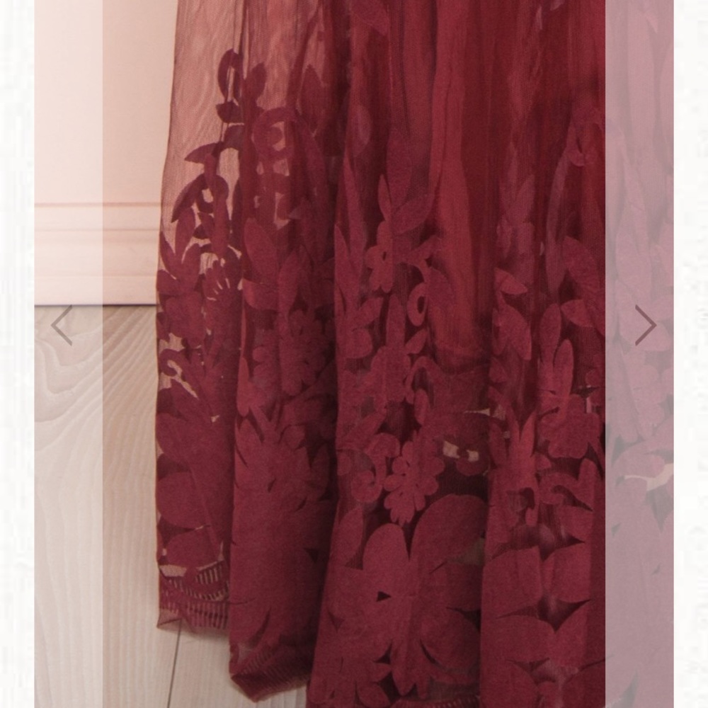 Kailania Burgundy Maxi Dress - Picture 7 of 7